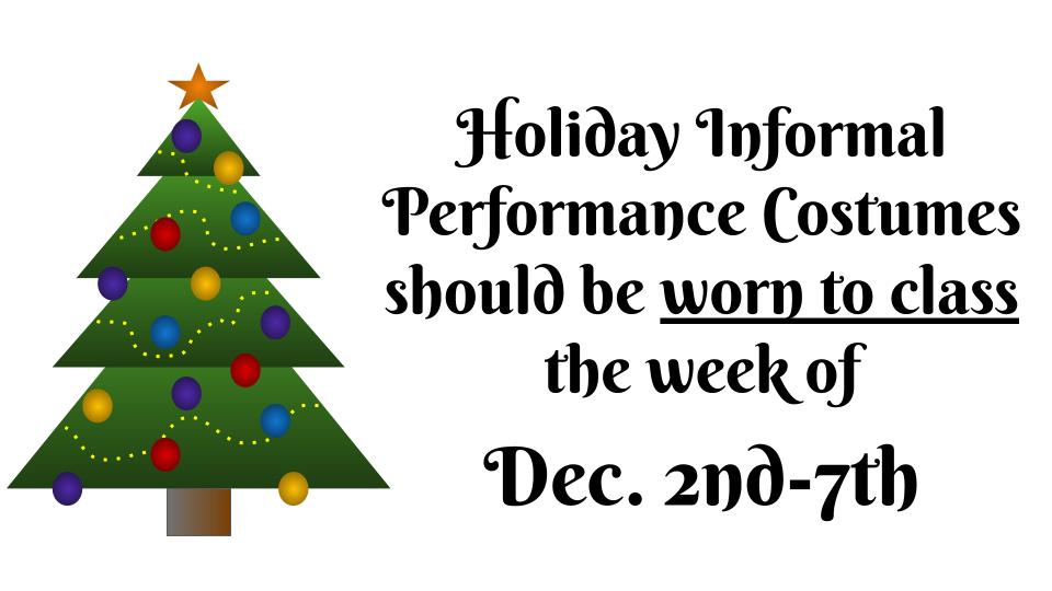 Holiday Informal Performance