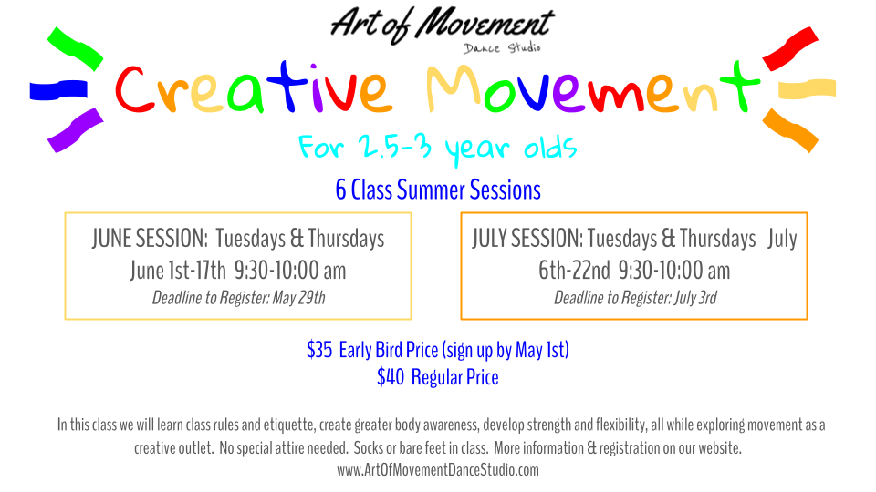 Summer Creative Movement