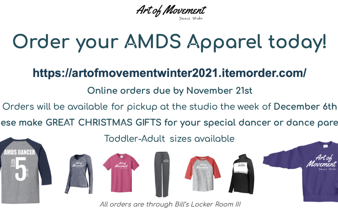 AMDS Apparel Orders