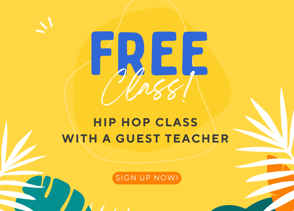 FREE Hip Hop Class on JULY 13th!