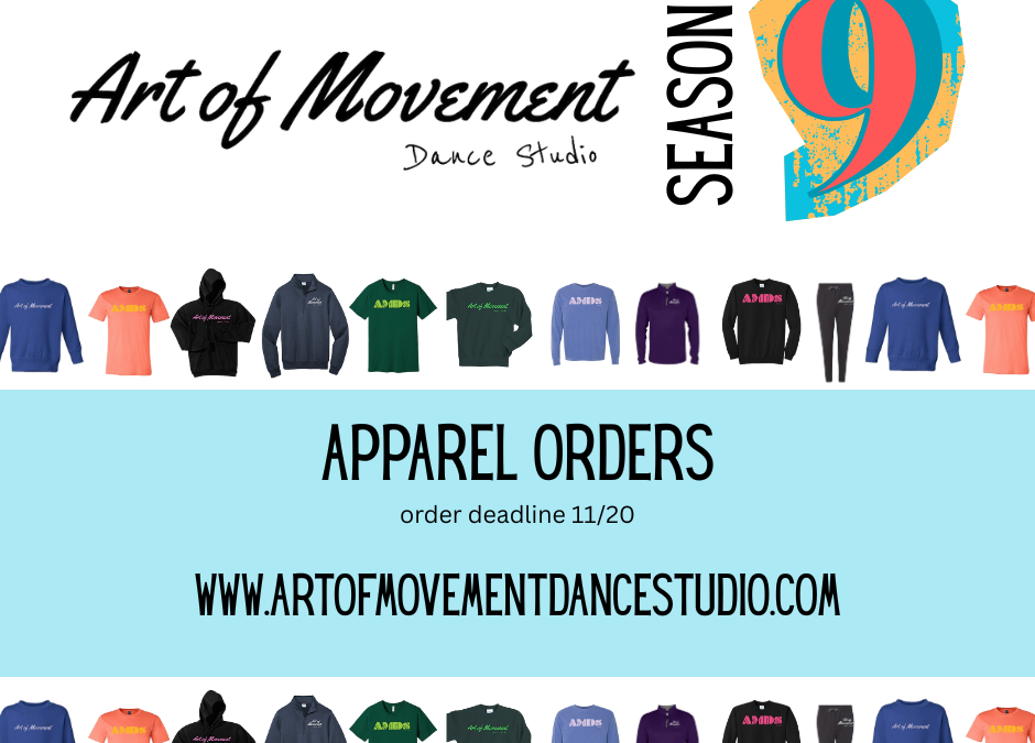 AMDS Apparel Orders