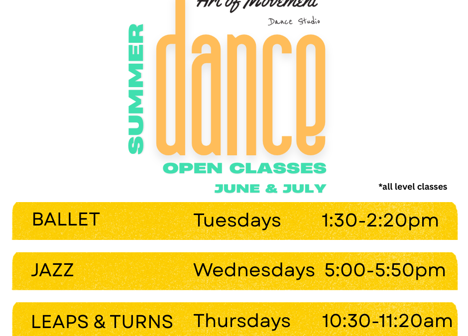 Summer Dance – Open Classes